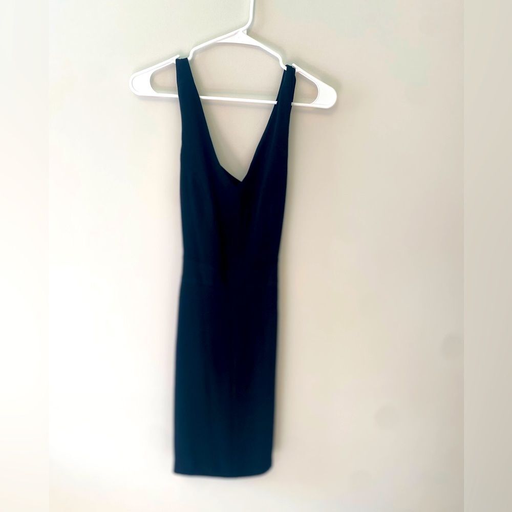 Banana republic cross back little black dress
